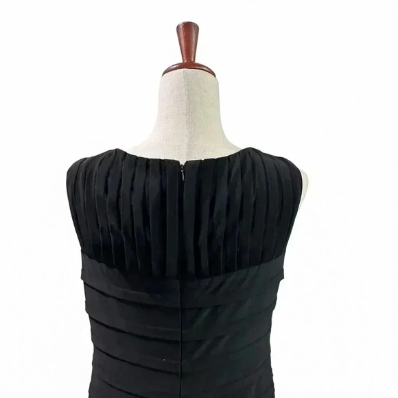 Adrianna Papell Dress Size 8 Women's Sheath Cocktail Ruched Mother of the Bride - Picture 4 of 10